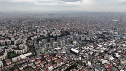 İstanbul'da korkutan g&ouml;r&uuml;nt&uuml;! Kent beton yığınına d&ouml;nd&uuml;..