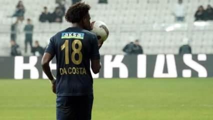 Nuno da Costa, Beşiktaş maçı ile kariyerinde ilki yaşadı