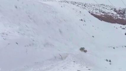 Şırnak'ta çığ düştü: O anlar kameraya yansıdı