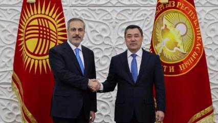 Dışişleri Bakanı Hakan Fidan, Kırgızistan Cumhurbaşkanı ile görüştü