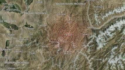 Hindukuş'ta 6,3 büyüklüğünde deprem