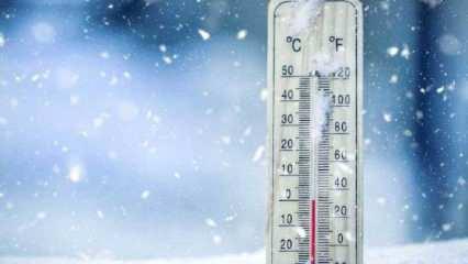 9 kente sarı kodlu uyarı: Sıcaklık10 derece birden düşecek