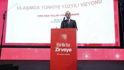 Bakan Uraloğlu: 2023'te Türkiye semalarından 15 saniyede bir uçak geçti