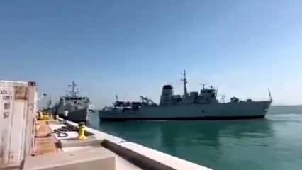 Birleşik Krallık'ı sarsan olay! İngiliz savaş gemileri Bahreyn'de çarpıştı!
