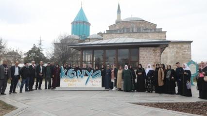 Evlat nöbetine katılan aileler Konya'da