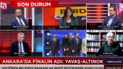 Halk Tv yazarından AK Parti'nin Ankara adayına canlı yayında övgü!