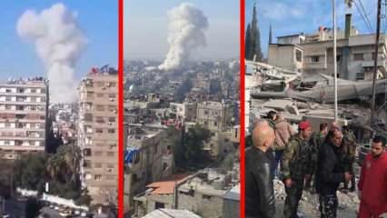 İsrail, Şam'daki İran karargahını vurdu: Toplantı yapıyorlardı, çok sayıda ölü var