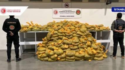 İstanbul Havalimanı’nda 586 kilogram uyuşturucu ele geçirildi 