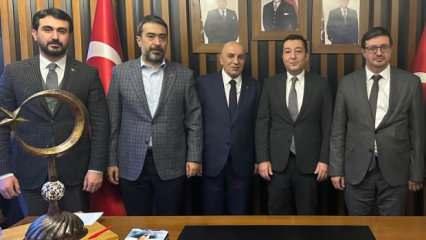 Cumhur İttifakı ABB adayı Altınok MHP Çankaya İlçe Başkanlığını ziyaret etti