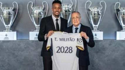 Real Madrid, Eder Militao'nun sözleşmesini uzattı