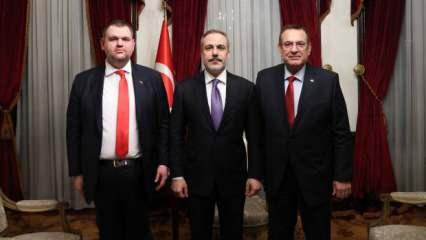 Bakan Fidan, Karadayı ve HÖH Başkan adaylarıyla görüştü
