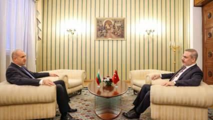 Bakan Fidan, Bulgaristan Cumhurbaşkanı Radev'i ziyaret etti