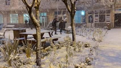 Meteoroloji arka arkaya uyardı! İstanbul'da kar yağışı etkisini gösterdi...