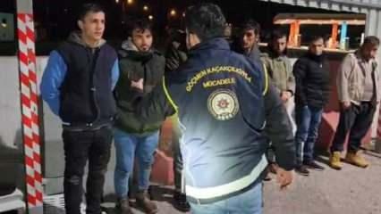 Osmaniye’de, 12 kaçak göçmen yakalandı