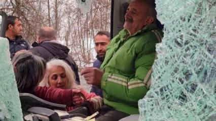 Tunceli'de korkunç olay: Dağdan kopup araca giren kaya can aldı!