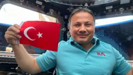 Türkiye'nin ilk astronotu Gezeravcı'dan dönüş mesajı!
