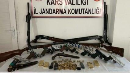 Silah kaçakçılarına operasyon: 9 gözaltı