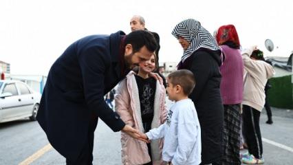 Bağcılar Belediye Başkanı Abdullah Özdemir'den deprem bölgesine anlamlı ziyaret