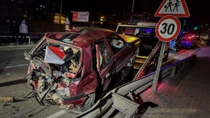 Bursa'da feci kaza: 1 ölü, 2 yaralı