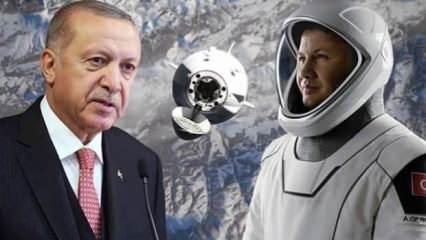 Cumhurbaşkanı Erdoğan Alper Gezeravcı ile telefonda görüştü