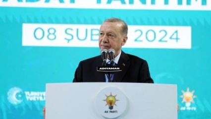 Erdoğan Adıyaman adaylarını açıkladı! Çok önemli enflasyon mesajı