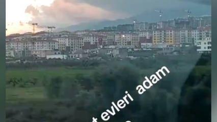 Hatay'daki afet evlerini gören vatandaştan Erdoğan'a övgü dolu sözler