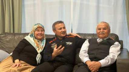 İlk Türk astronot Alper Gezeravcı, ailesine kavuştu!