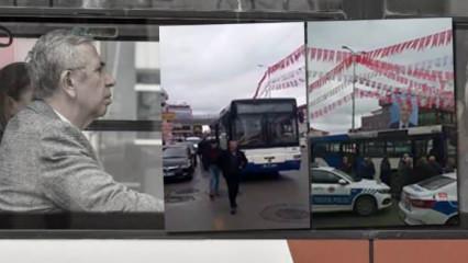 Belediye otobüsleri ve çalışanları seçim meydanında: Yavaş'tan "hızlı" çark