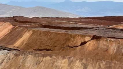 Erzincan'da madendeki toprak kayması öncesi çekilen 'çatlak' bilirkişi raporunda