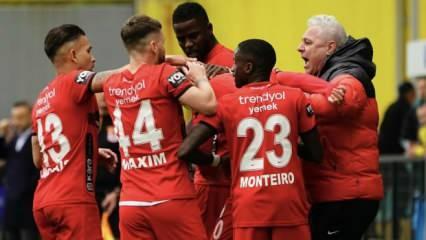 Gaziantep FK'nin 7 maçlık galibiyet hasreti sona erdi