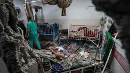 İsrail askerlerinin baskın yaptığı Nasır Hastanesinde 5 hasta şehit oldu!