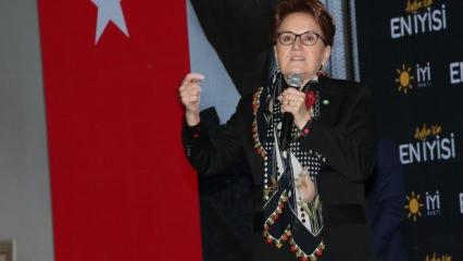 İYİ Parti lideri Meral Akşener: İspatlarsanız politikayı bırakırım