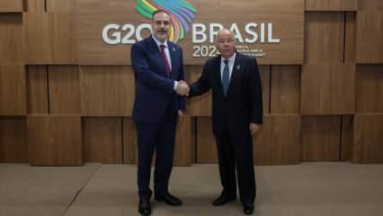 Bakan Fidan Brezilya Dışişleri Bakanı ile görüştü