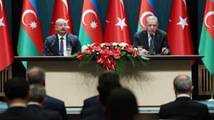 Cumhurbaşkanı Erdoğan ve Aliyev'den önemli mesajlar
