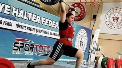 Fatmagül Çevik 107 kiloluk kaldırışıyla dördüncü oldu