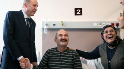 Başkan Erdoğan, Antalya Şehir Hastanesi'nin açılışından sonra hastaları ziyaret etti