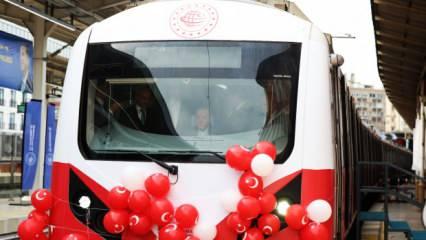 Cumhurbaşkanı Erdoğan, Sirkeci-Kazlıçeşme Raylı Sistem Hattı'nda tren kullandı