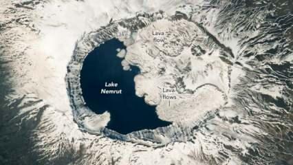 NASA astronotları Nemrut Krater Gölü'nü fotoğrafladı: Harika bir kaldera