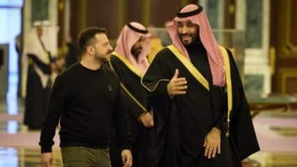 Zelenskiy, Riyad'da Veliaht Prens Selman'la görüştü