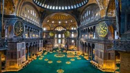 Ayasofya Camii, On bir ayın sultanına hazırlanıyor