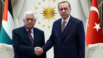 Cumhurbaşkanı Erdoğan bugün Filistinli mevkidaşı Abbas'ı ağırlayacak