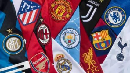 Dünyanın en değerli 10 kulübü belli oldu!