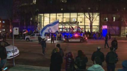 Kanada, Montreal'de Yahudi kuruluşların çevresinde protestolara geçici yasak getirdi