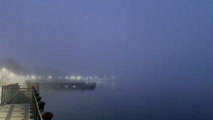 İstanbul sise teslim... Gemi trafiği askıya alındı, vapur seferleri iptal