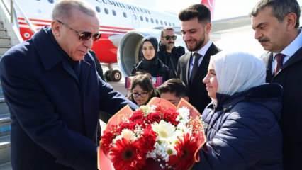 Cumhurbaşkanı Erdoğan, Erzurum'da