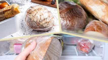Ekmek nasıl dondurulur? Ekmeği derin dondurucuda saklayarak daha uzun süre taze kalmasını sağlayın!