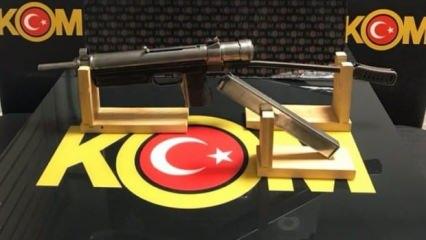 Kayseri'de operasyon: Nadir bulunan otomatik tabanca ele geçirildi