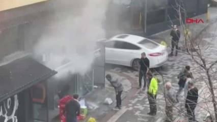 Kadıköy'de restoran yangını