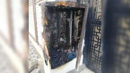 Şırnak'ta kaçak elektrik hattındaki yangın 13 aboneyi ele verdi