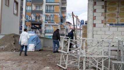 Sivas'ta feci kaza: İnşaat işçisi 10. kattan düştü!